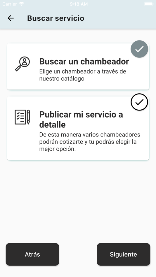 #4. Chamba Services Cliente (iOS) Podle: La Sanchez B.V.