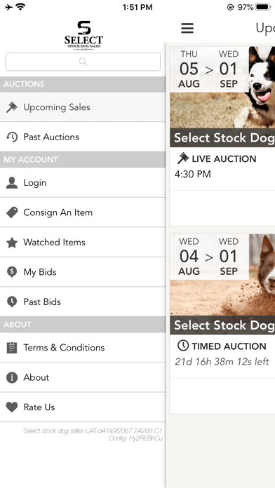 Select Stock Dog Sales Screenshot
