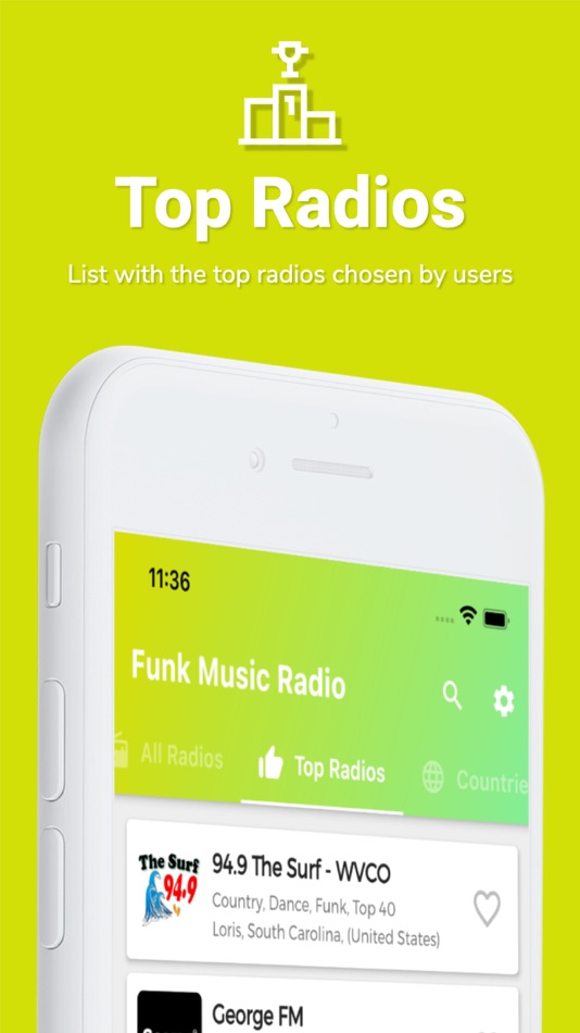 #7. Funk Music - Funk Radio (iOS) 来自: Jairo Gonzalez
