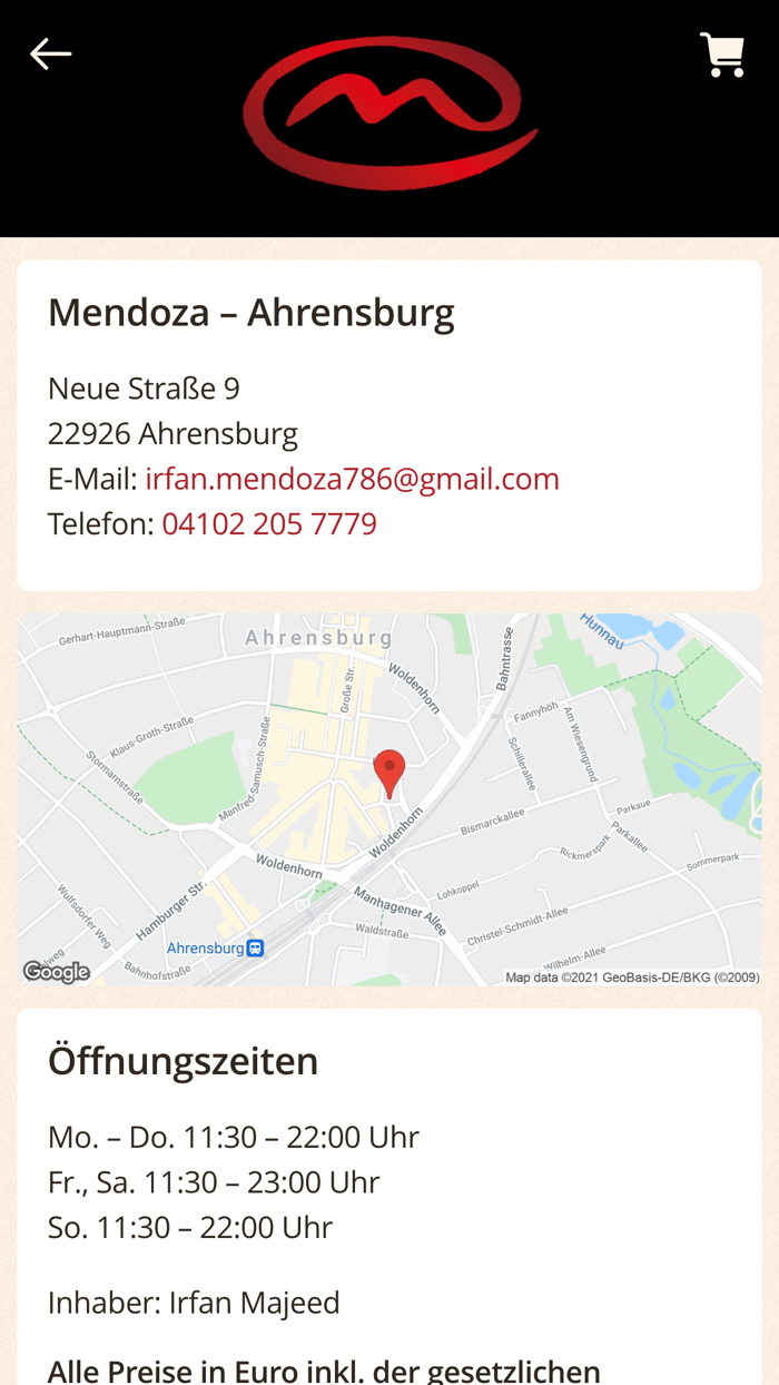 Mendoza Ahrensburg