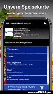 santorini grill & pizza fürth iphone screenshot 4