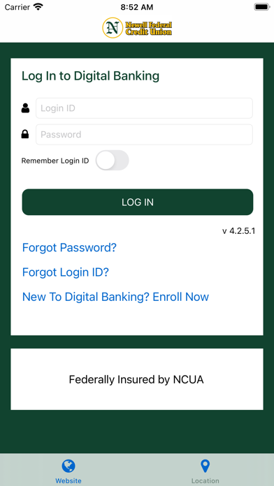 Newell FCU Mobile Screenshot