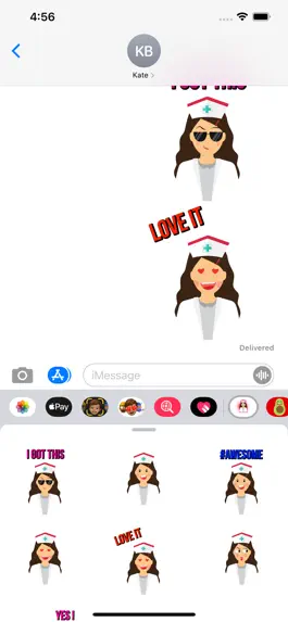 Game screenshot Nurse Heart Labs Stickers mod apk