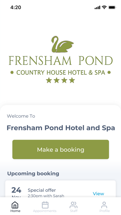 Frensham Pond Hotel and Spa Screenshot