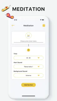 card meditation iphone screenshot 2