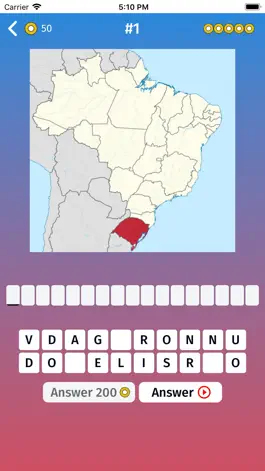 Game screenshot Brazil: States Map Quiz Game mod apk