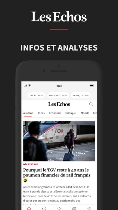 Screenshot #1 pour Les Echos, actualités éco