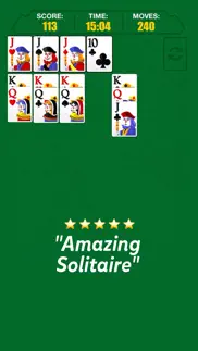 solitary classic card game iphone screenshot 2