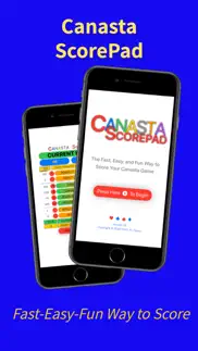 canasta scorepad iphone screenshot 1