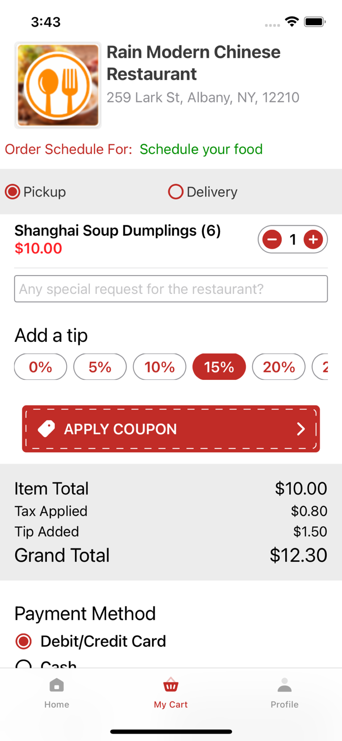 Rain Modern Chinese Restaurant