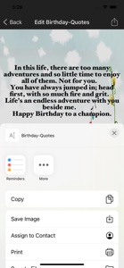 Birthday-Quotes screenshot #5 for iPhone