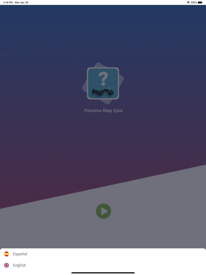 Panama Provinces Map Quiz