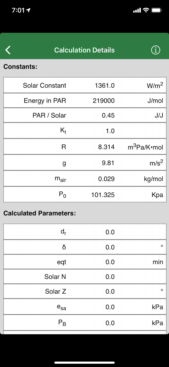 Clear Sky Calculator