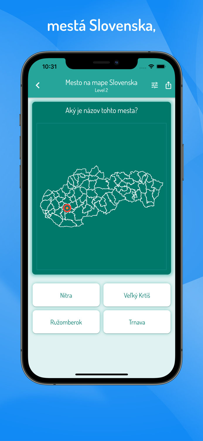 Okresy kraje a mestá SR