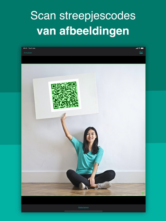 QR Code & Barcode Scanner iPad app afbeelding 7