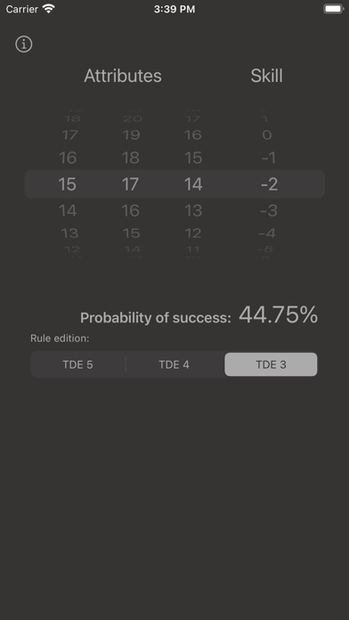 TDE Chances Screenshot