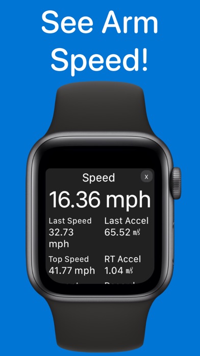 Screenshot #1 pour Arm Speed Analyzer for Watch