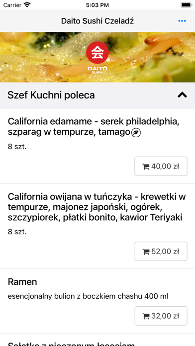 Daito Sushi Czeladź Screenshot