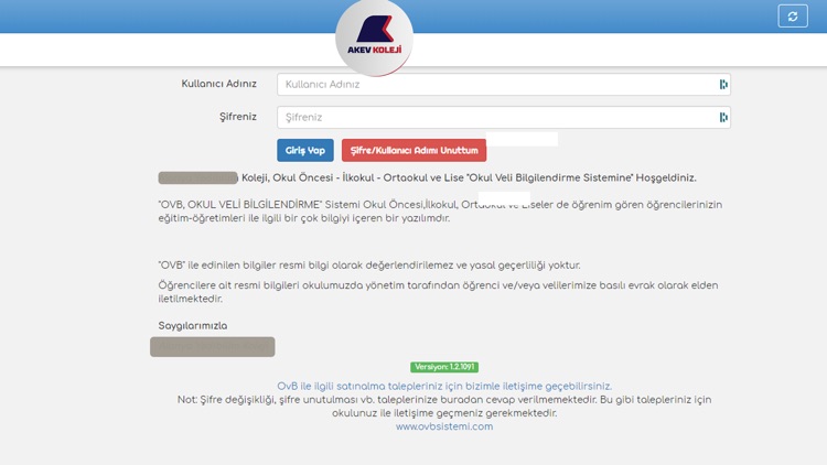 Akev Koleji OvB Sistemi