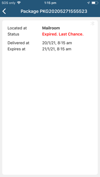 Cedarville Package Lockers Screenshot