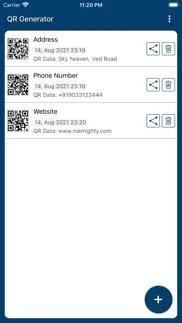 qrcode generator | qr creator iphone screenshot 1