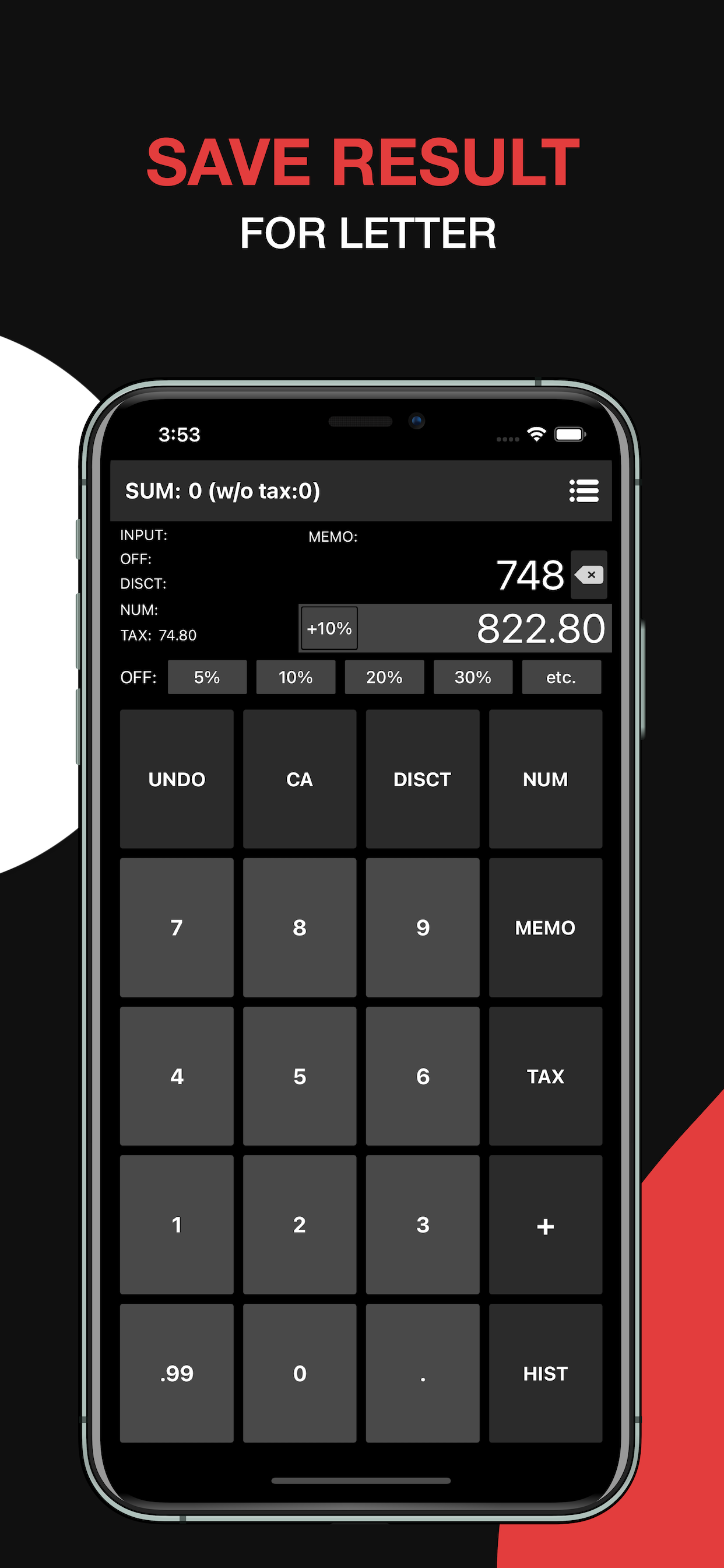 Shopping Calculator with Tax