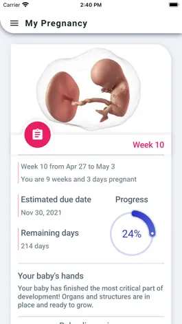 Game screenshot My Pregnancy Tracker mod apk