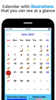 toilet record calendar iphone screenshot 2