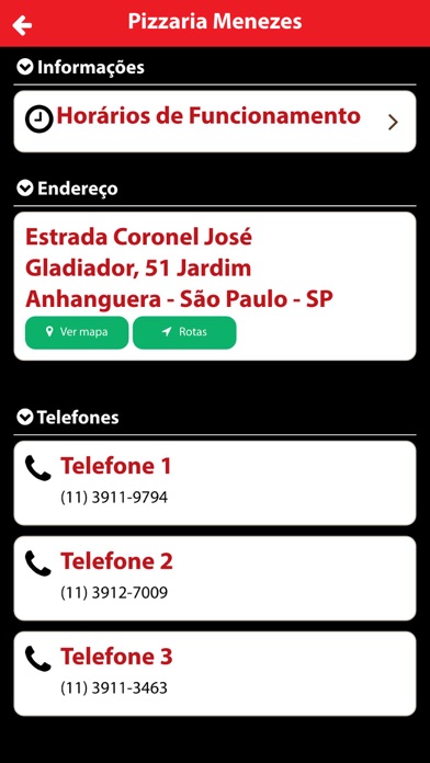 Pizzaria Menezes Screenshot