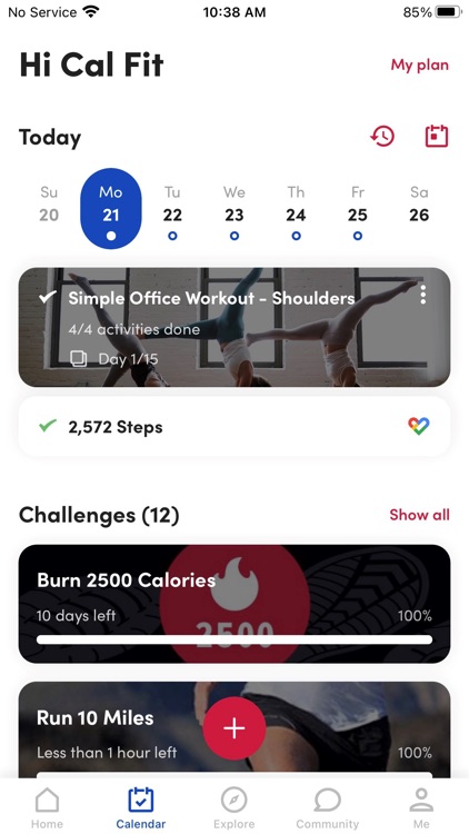 California Family Fitness App