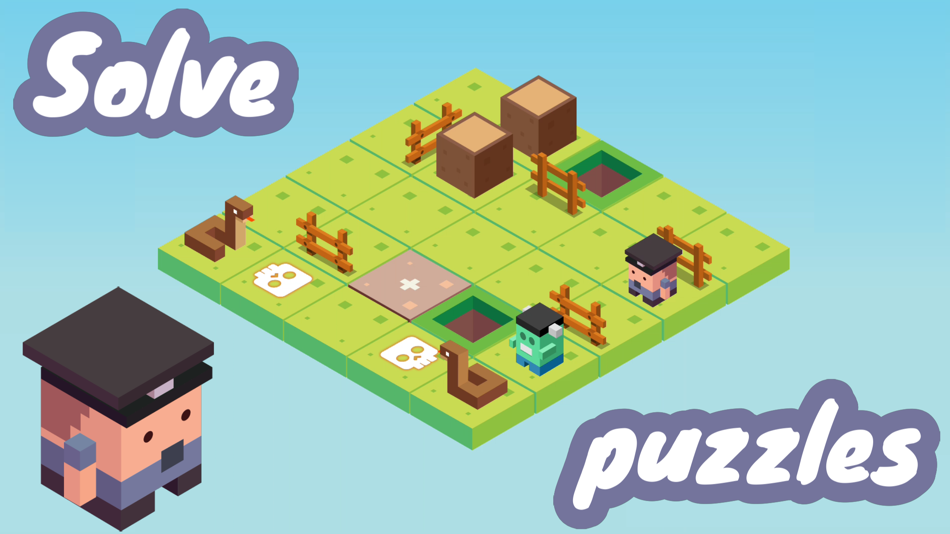 #1. Zombie Puzzle: Save the Chicks (iOS) 由: Artem Lanin