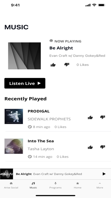 Arise Christian Radio Screenshot