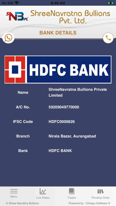 ShreeNavratna Bullions Screenshot