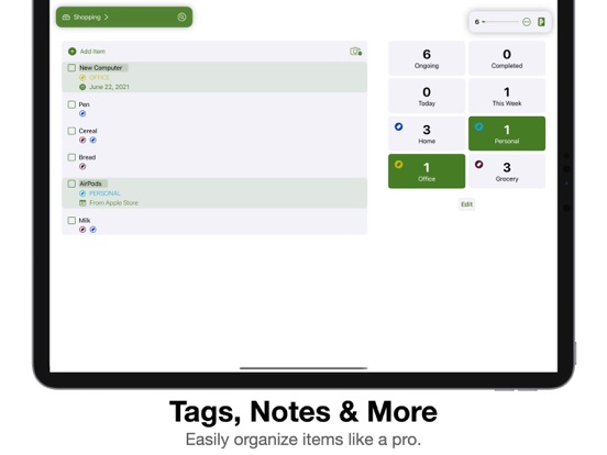 Screenshot #2 for MyListBuddy