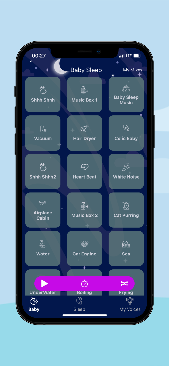 Baby Nape and White Noise