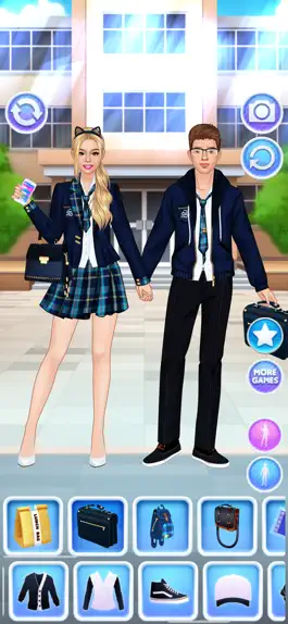 Game screenshot High School Couple Makeover mod apk