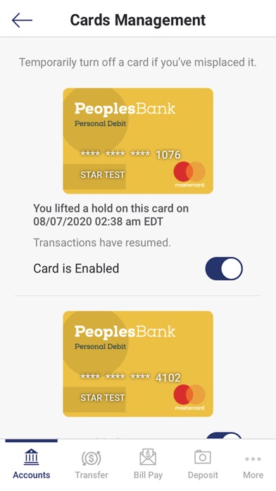 Peoples Bank NC Mobile Screenshot
