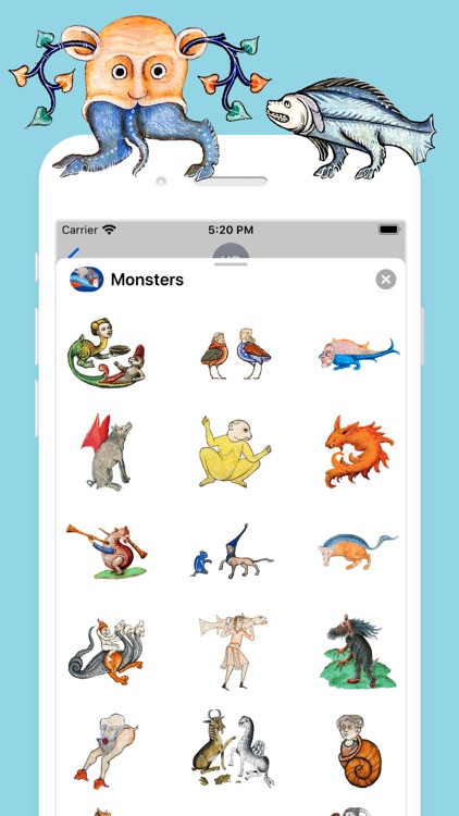 Medieval Monsters Stickers screenshot-3