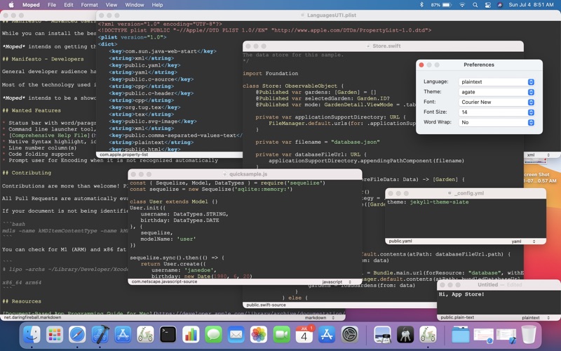 Screenshot #2 pour Moped Text Editor