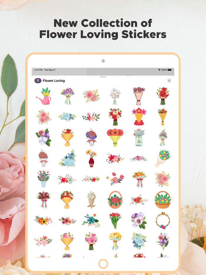 Flower Loving Stickers
