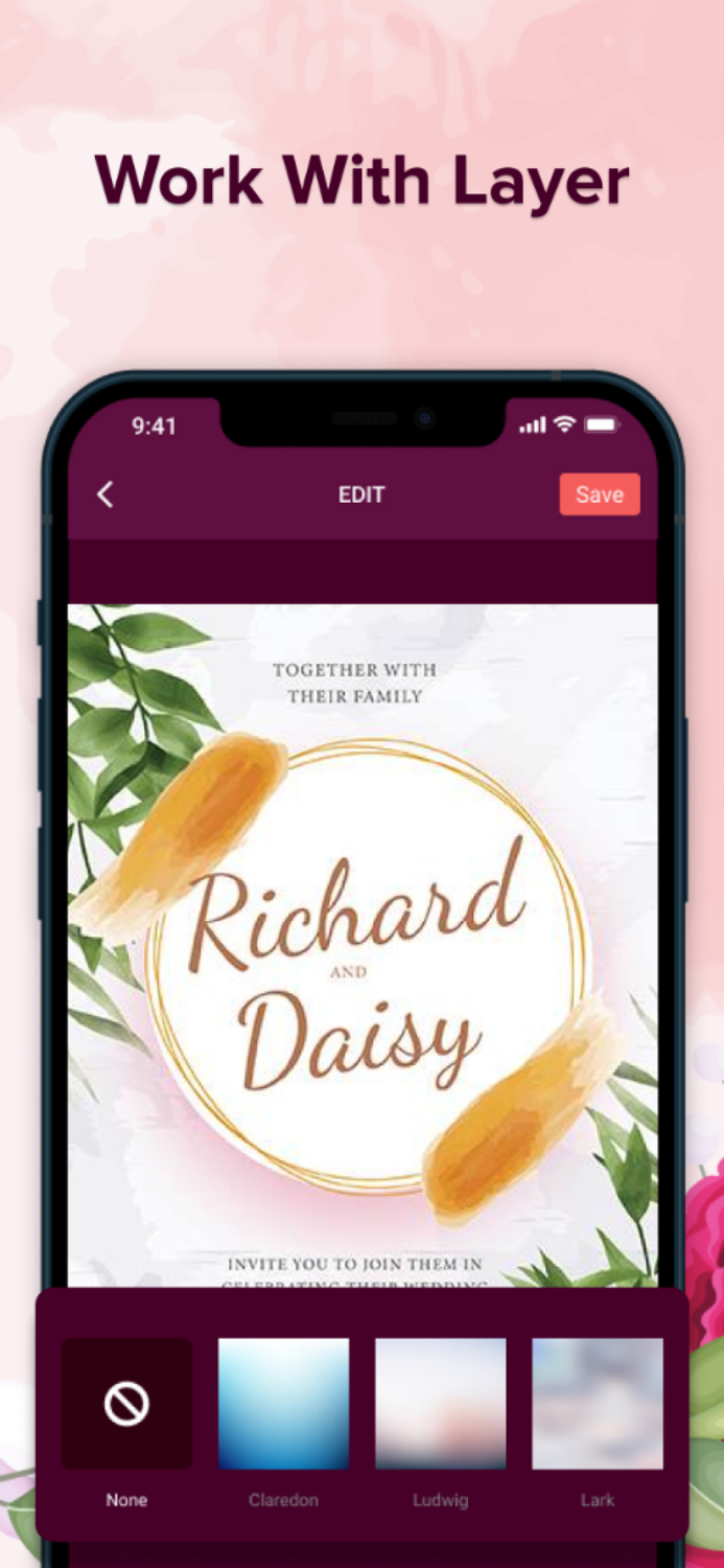 Wedding Card Maker - Editor