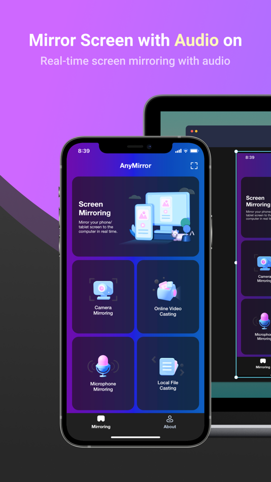 #1. AnyMirror: Mirror Screen to PC (iOS) 由: iMobie Inc.