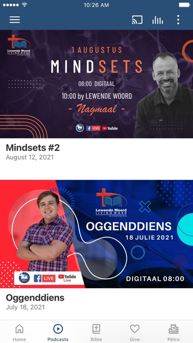 Living Word Bloemfontein App Screenshot