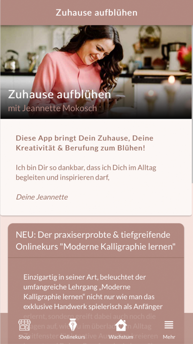 Zuhause aufblühen Screenshot