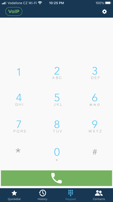 Recordia Telephone Service Screenshot