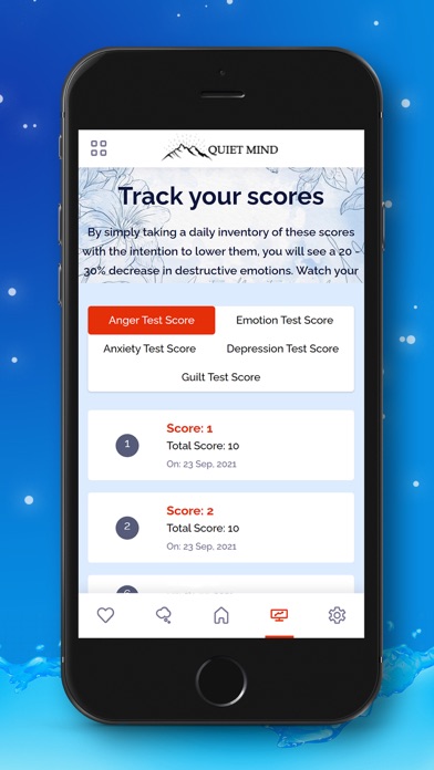 Quiet Mind App Screenshot