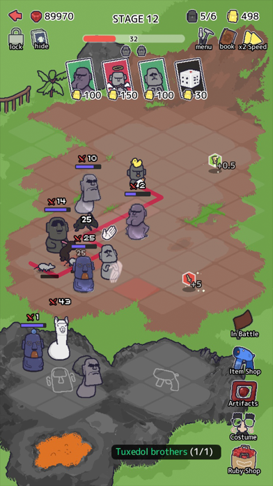 Random Moai Defense Screenshot