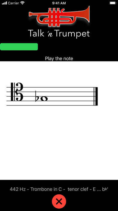 Trumpet Bingo Screenshot