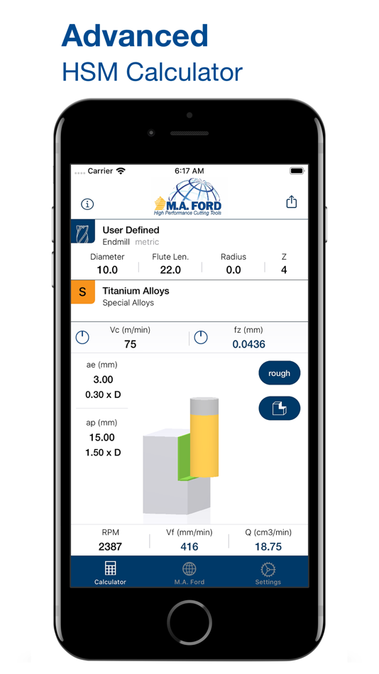 #2. M.A. Ford Machining Calculator (iOS) Podle: M.A. Ford Europe