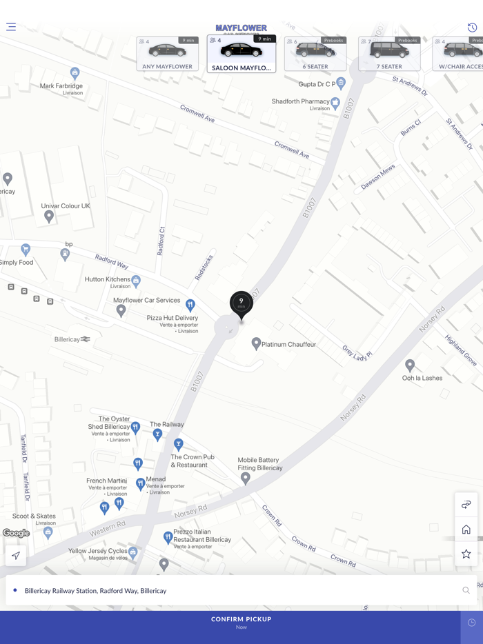 Mayflower Cars Billericay